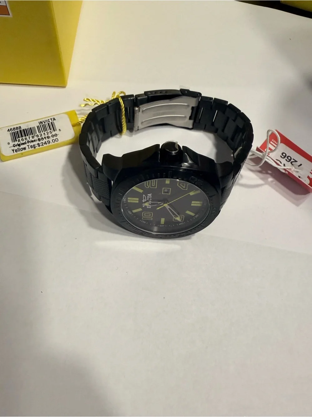 Invicta Speedway 46888 Quartz Black w/Black Dial 46 mm Men's Watch